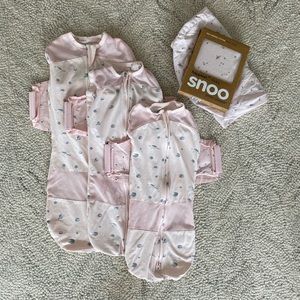 Snoo Pink Set SNOO Sack S/M/L and 2 Sheets (1 New In Box)